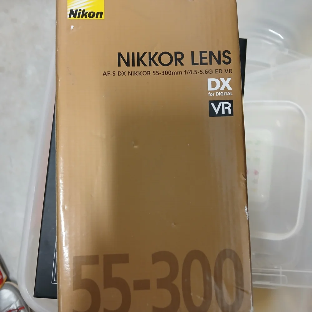 New Nikon Nikkor Lens 55-300mm - Brown Box
